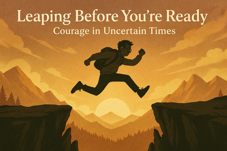 Leaping Before You're Ready - Courage in Uncertain Times