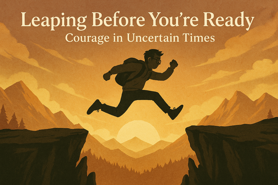 Leaping Before You're Ready - Courage in Uncertain Times